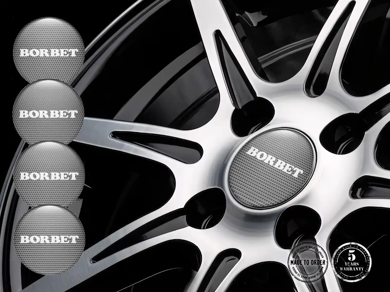 Borbet Calcomanías en Ruedas Nexus Interestelar Lujo